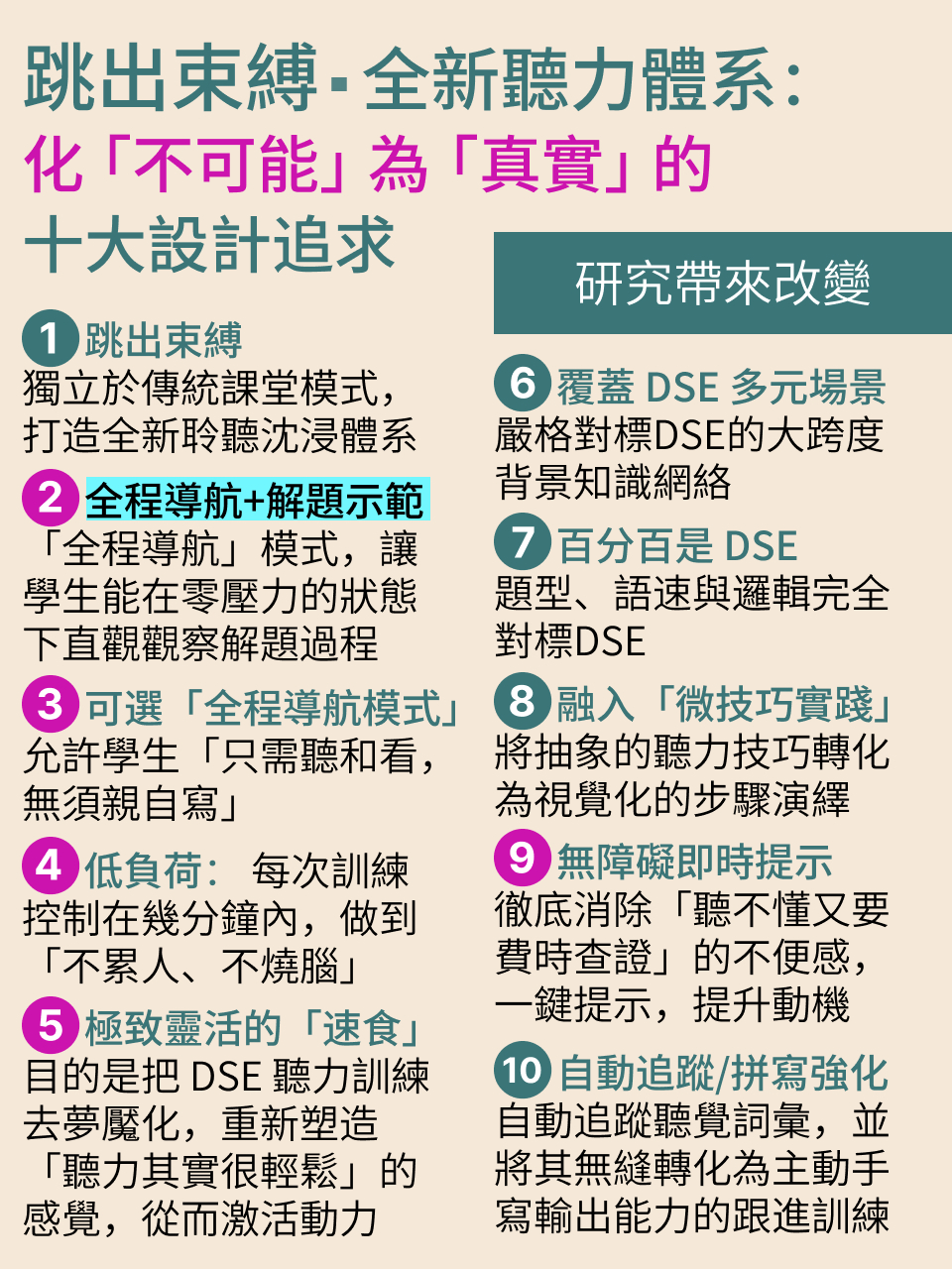 DSE 聽力提升｜全程導航模式：打破聽力夢魘的備戰體系 — 4/14